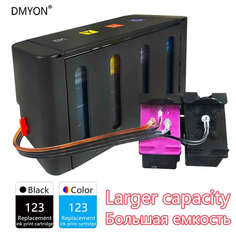 DMYON 123 непрерывной подачи чернил Системы совместимый с Hp СНПЧ 2130 - Цена: 