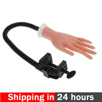 

Adjustable Flex Soft Nail Art Model Hand for Training and Display Painting Practice Acrylic Gel Tip Design Tool