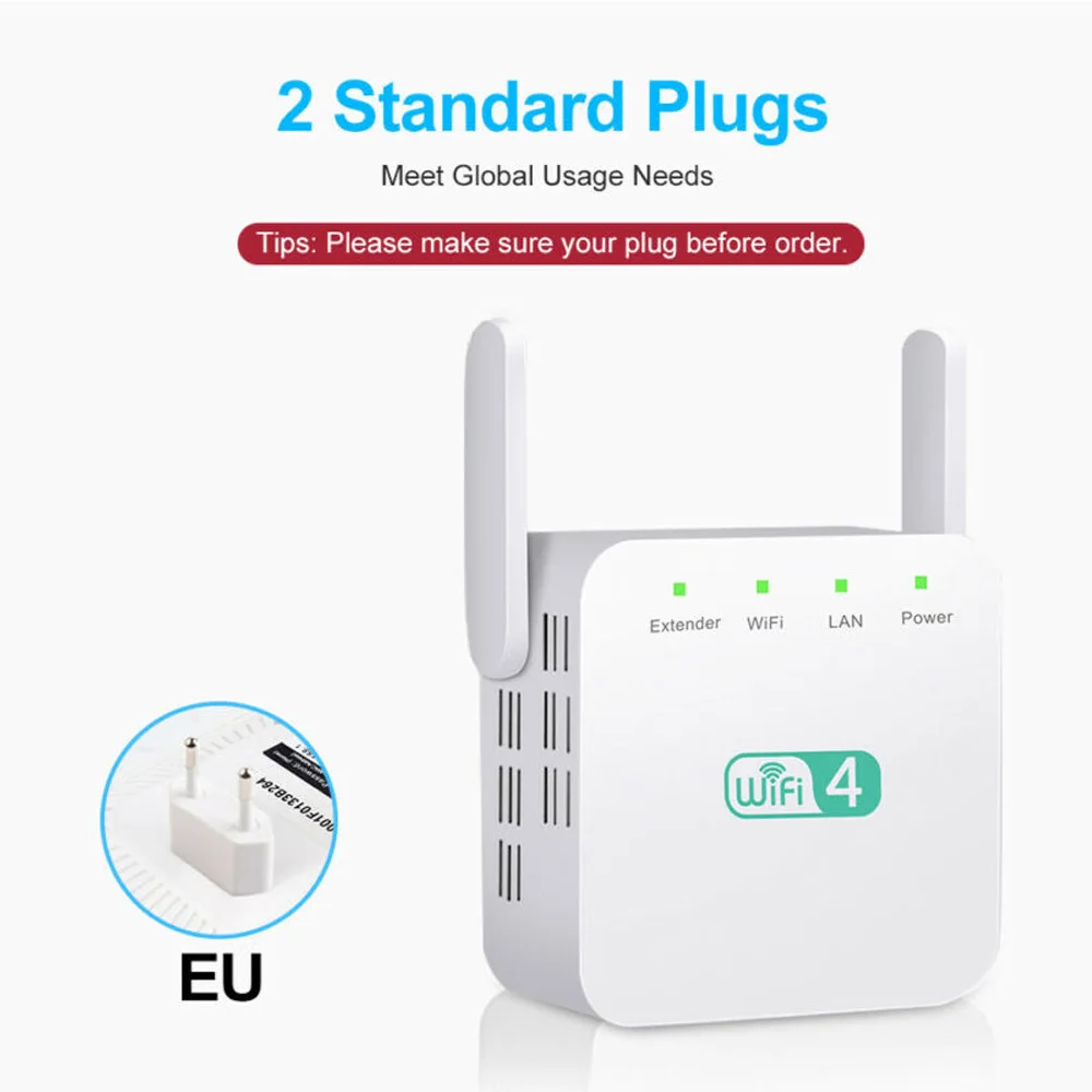 WiFi Repeater WiFi Extender Wireless WiFi Booster Wi Fi Amplifier Long Range Wi Fi Repeater Wi 2