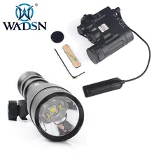 WADSN страйкбол DBAL-D2 красный лазерный осветитель 1400 лм M600DF двойной топливный светодиодный скаутские огни можно использовать 18650 батареи тактические фонари