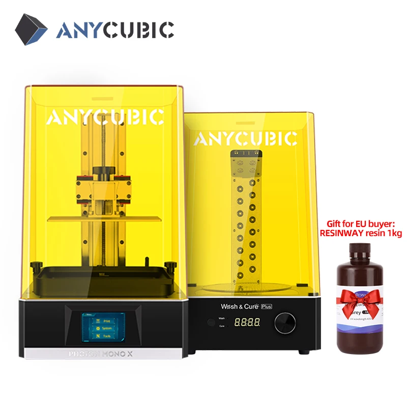 3D-принтер ANYCUBIC Photon Mono X 8 9 дюйма 4K монохромный с ЖК-экраном | Компьютеры и офис
