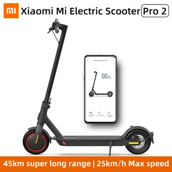 

Xiaomi Mijia Electric Scooter Pro2 Smart E-Scooter Skateboard Mini Foldable Hoverboard Patinete Adult 45km Battery