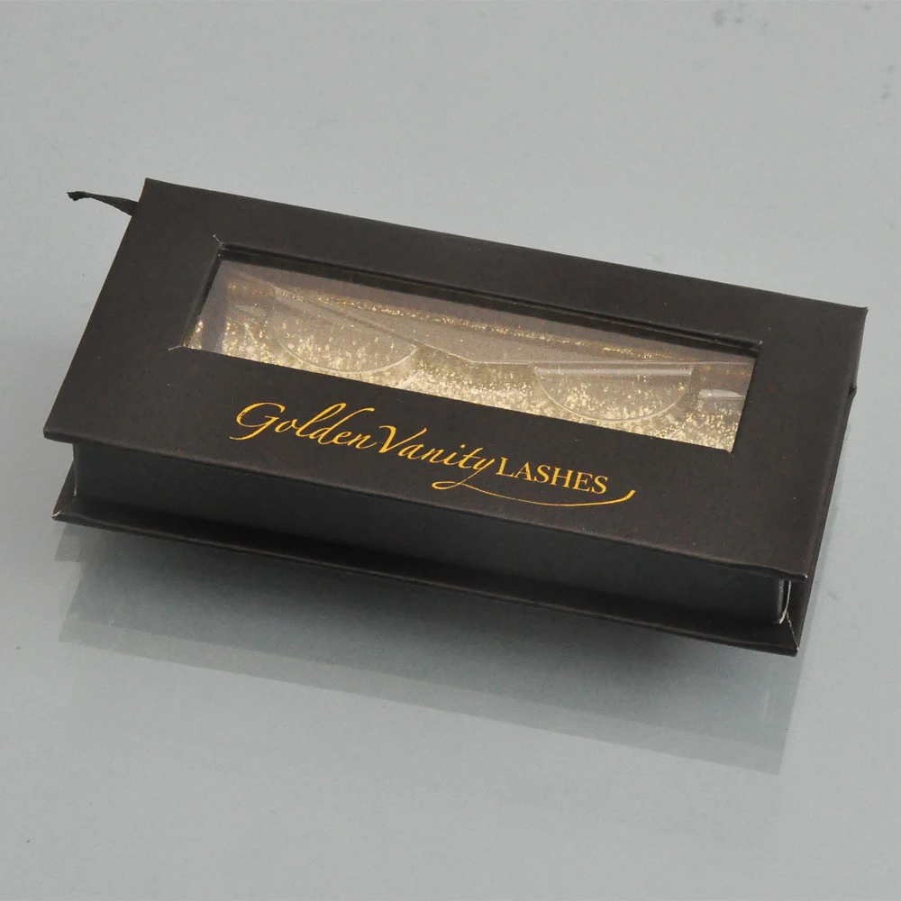 

20/pack wholesale custom false eyelashes packaging box with logo lash boxes packaging faux mink lashes strips square empty cases