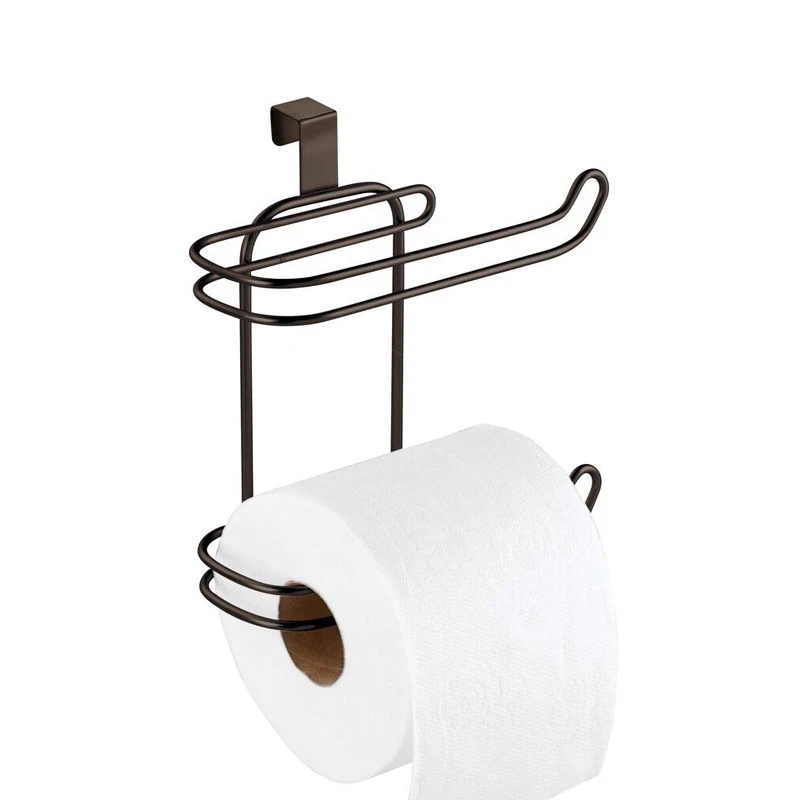 

Bathroom Stand Bronze Organizer Toilet Paper Holder Tank Tissue 2 Roll Storage Portable Toilet Paper Holders