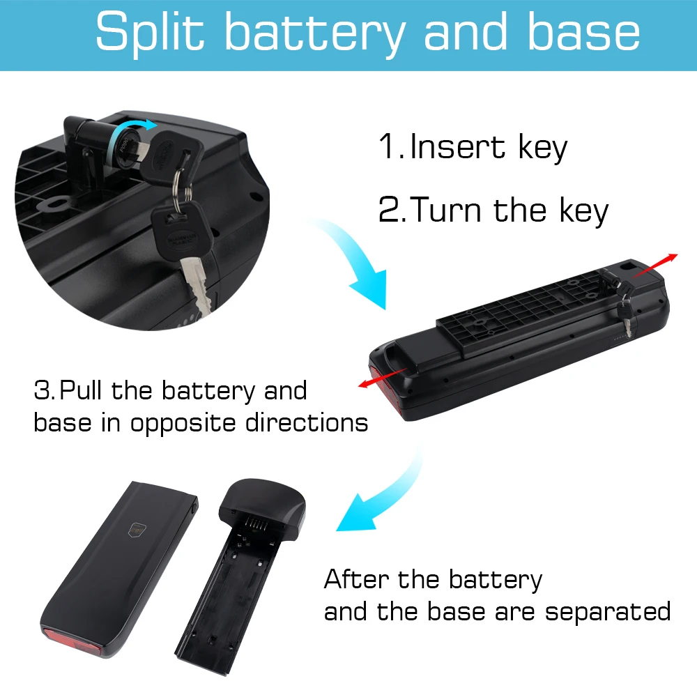 36V 48V 52V 14Ah 15Ah 18Ah 21Ah eBike Battery for Phylion/XH370-10J/JO - E  Smart Way