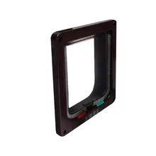 4 способа Запираемая дверь для собаки, кошки, заслонки для безопасности, ворота, товары для домашних животных, клетки для кошек, двери для домашних животных, товары для домашних животных, Размеры s m l xl