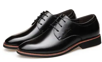 

Men's dress shoes oxfords Casual Business leather shoes men Formal shoes Sapato Social Masculino