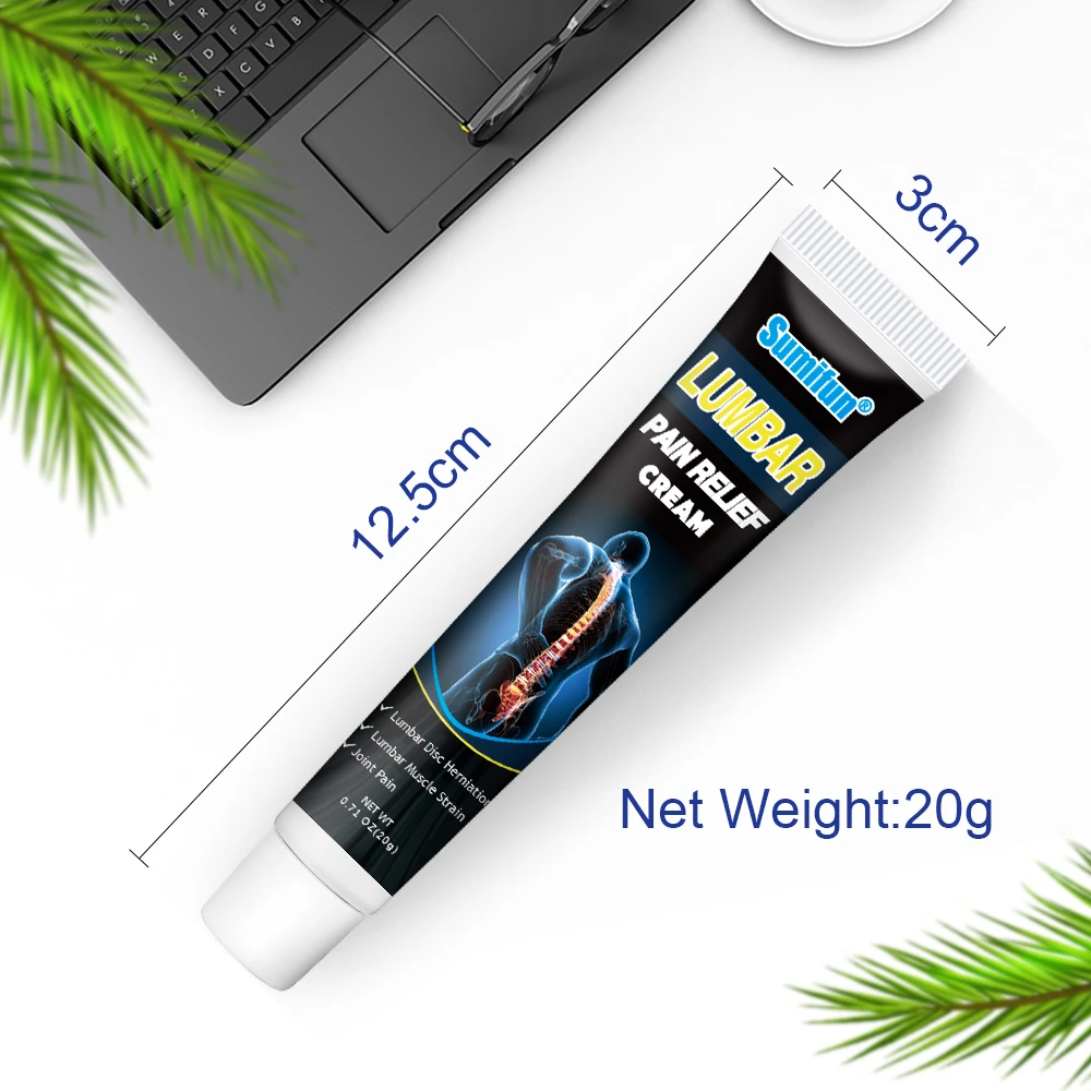 20g Sumifun Lumbar Analgesic Balm Ointment Back Spine Pain Relief Plaster Rheumatoid Arthritis Joint Treatment Medicla Cream