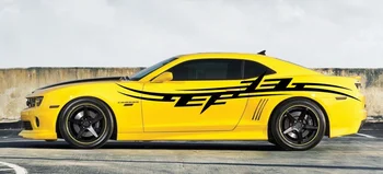 

For 2xTribal Stripe Tattoo Graphic Vinyl Decal Door Sticker Car Truck Vehicle Pick up Car styling