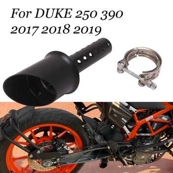 Motorcycle Exhaust Pipe Muffler Idle Exhalation Silence Rear Tube Racing For DUKE 250 390 2017 2018 2019 Accessories Black