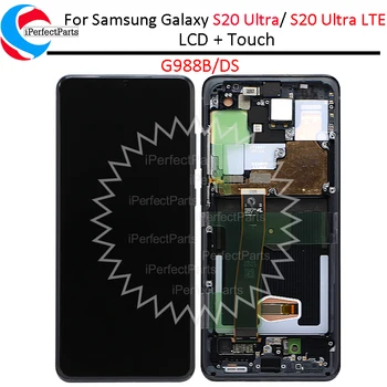 

6.9'' For Samsung Galaxy S20 Ultra Lcd G988B/DS with Frame Display Touch Screen Digitizer For Samsung S20 Ultra LTE Display