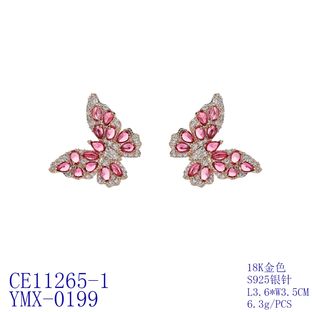 Luxury Fashion Women Bling Crystal Butterfly Dangle Earrings Hot Sale  Trendy Evening Party Lady' Statement Earrings Jewelry - AliExpress
