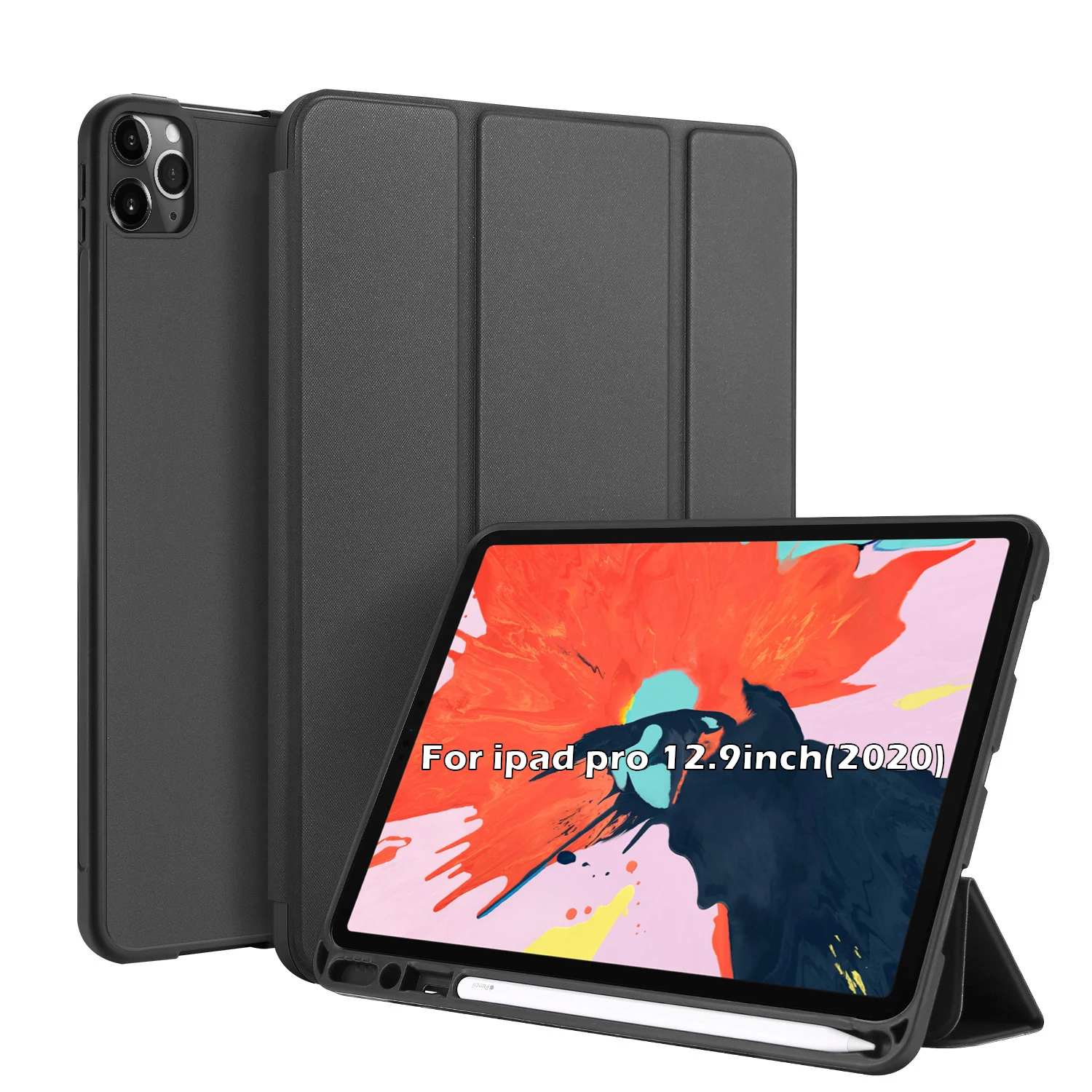 Чехол для планшета iPad Pro 12 9 чехол 2020 с откидной подставкой защитный держателем