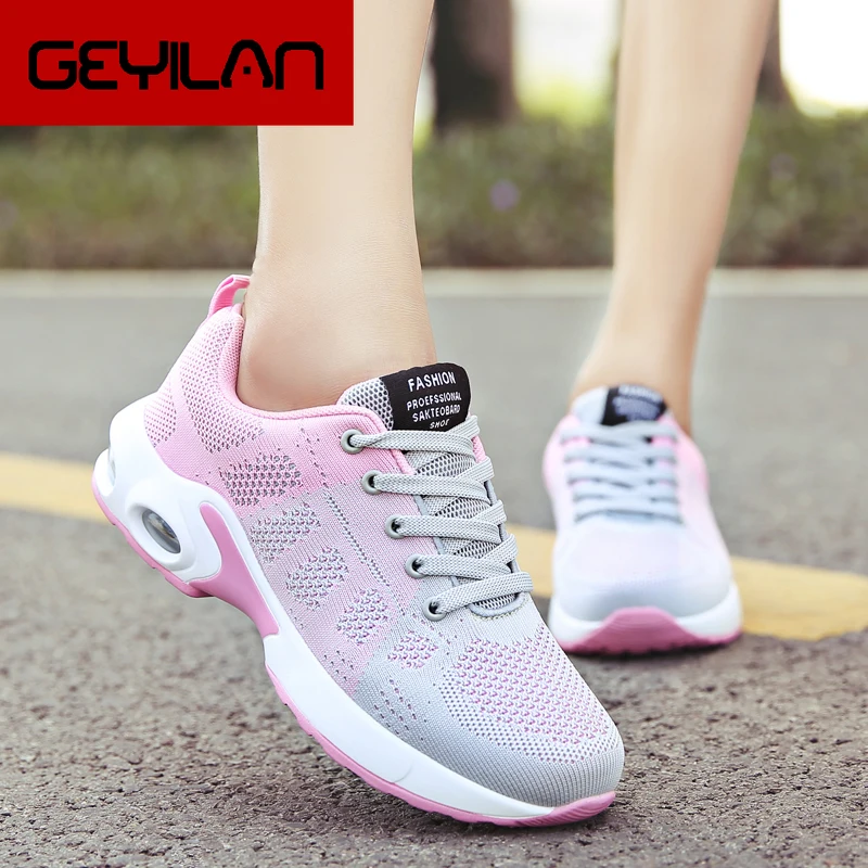

Women Trainers Breathable Air Sole Sport Sneakers Woman Fashion Shoes Women Mesh Lightweight Training Shoe Female Plus Size 42