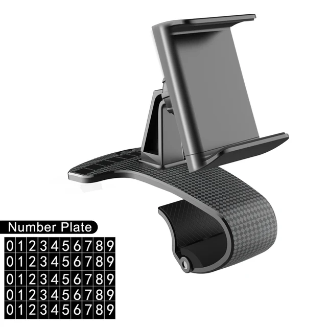 Phone Holder HUD Car Dashboard Phone stand 360° Rotation Adjustable GPS Car Clips holder for iphone 11 Mobile Phone car stand 01