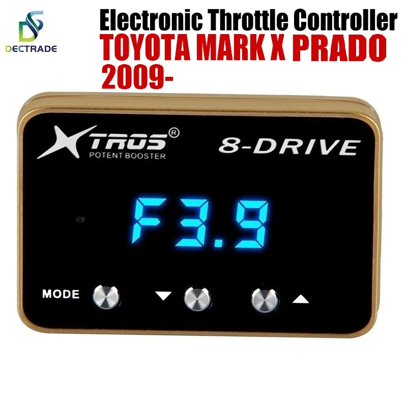 Dectrade Car Electronic Throttle Controller Racing Accelerator Potent Booster For Toyota Mark X Prado 2009- Tuning Parts 8 Drive