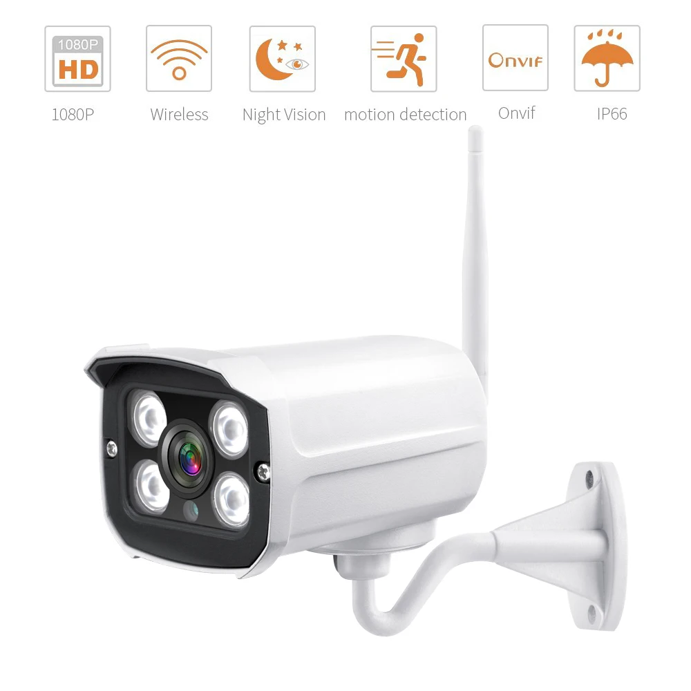 Беспроводная камера безопасности на открытом воздухе 720P 1080P Wifi ip наблюдения ИК