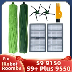 Reemplazo de bolsas de polvo de filtro Hepa para iRobot Roomba S9 9150 / S9 + Plus 9550, accesorios de Robot aspirador, principal y Cepillo Lateral