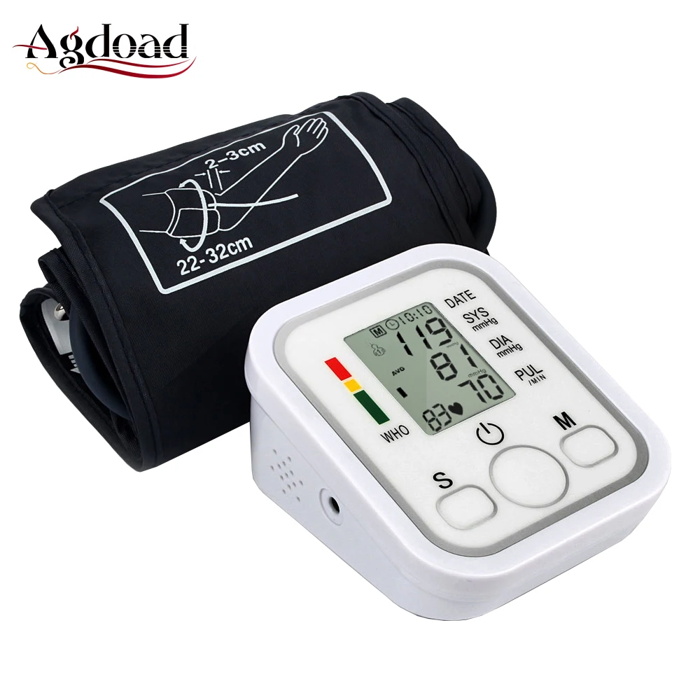 

Original Electric Home Medical Use Digital Upper Arm Blood Pressure Monitor with Voice Function Pulse BP Monitor Health Care