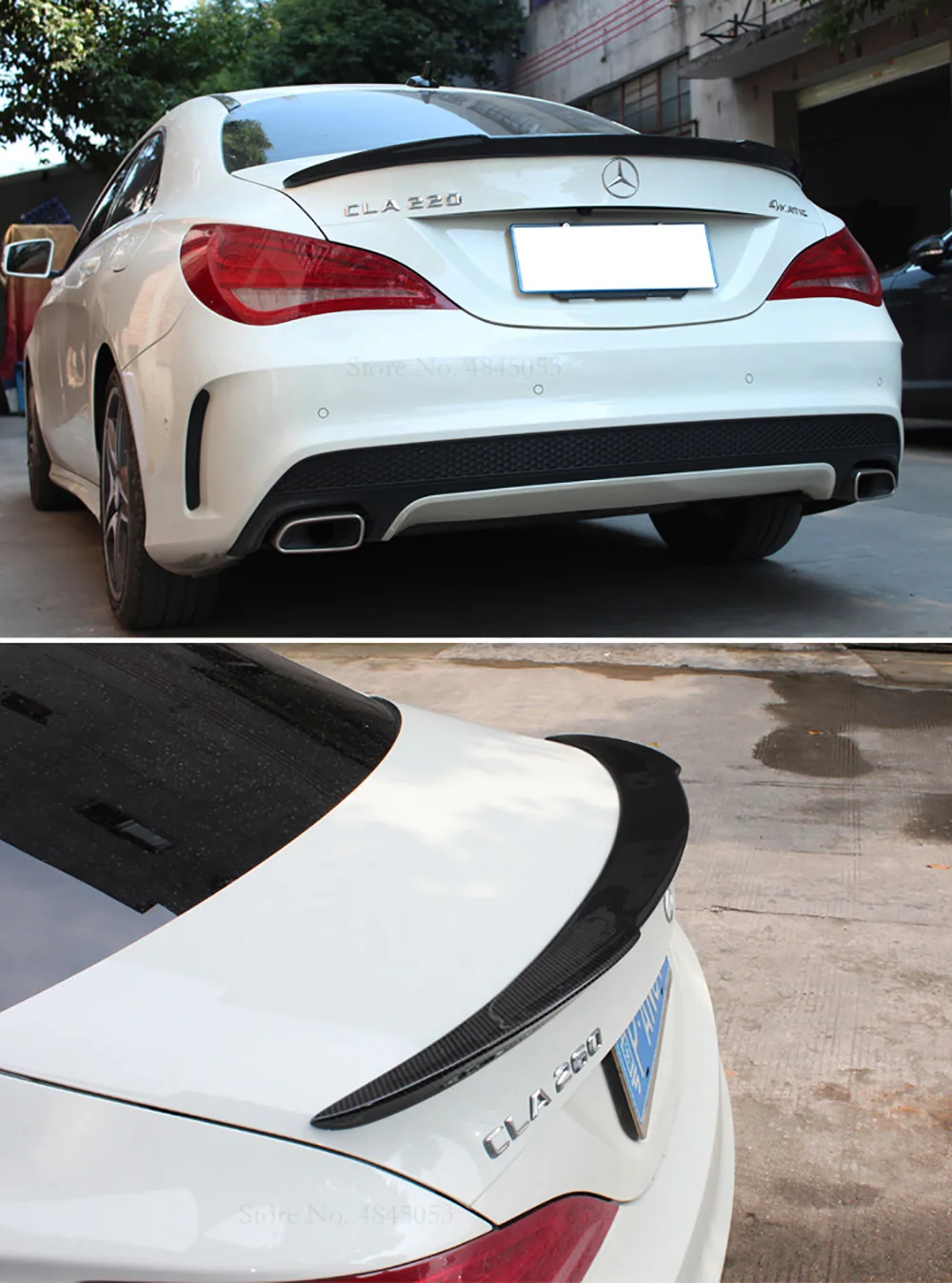Для Mercedes cla Class cl45 W117 C117 cla 200 250 260 спойлер 2013- FD Стиль углеродного волокна задний спойлер на крыше Багажник крыло для губ