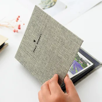

Linen Loose-leaf Photo Album DIY Fotoalbum For Family Memory Life Photo Album Scrapbook Paper For Birthday Gift New Photo Album