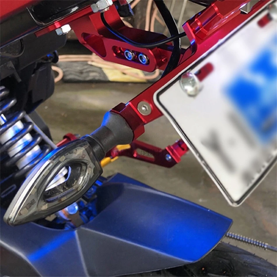 CNC алюминиевый держатель номерного знака мотоцикла обложка для Cross Enduro Crf 250 L Cbr1000Rr 2004 Yamaha Xmax 300