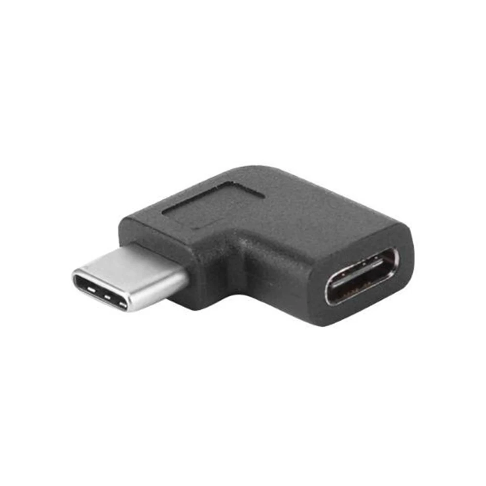 Мини Портативный 90 градусов правый угол USB 3,1 Тип C конвертер «Папа-мама» USB-C адаптер для samsung huawei смартфон