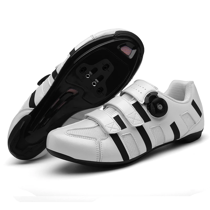 

Men Breathable Pro Self-Locking Cycling Shoes Road Bike Bicycle Shoes Ultralight Racing Sneakers Zapatos Ciclismo