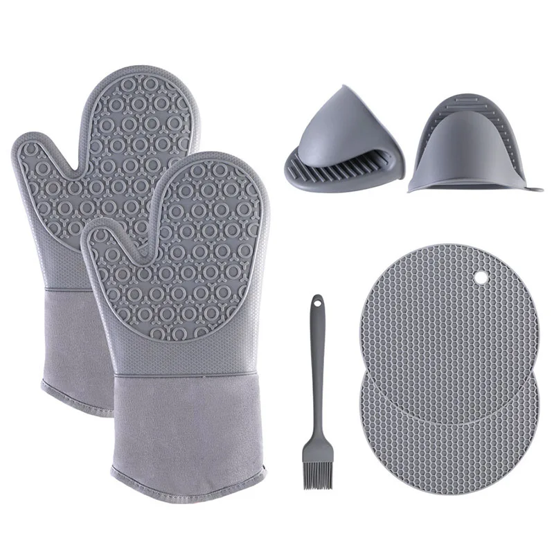 Frosted Silicone Oven Mitt