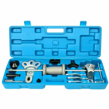 

9 Way Slide Hammer Dent Hub Puller Axle Bearing Internal External Gear Puller US