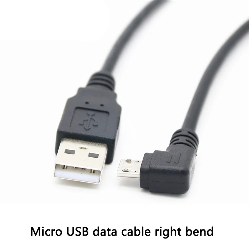 Кабель для передачи данных с разъемами USB 2 0 типа папа и Mini B 5 контактов 90 градусов