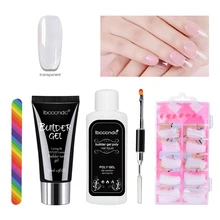УФ СТРОИТЕЛЬ гель полигель лак для ногтей набор УФ Замачивание акриловый поли гель быстрое строительство гель продлевающий половой акт жидкость для ногтей полигель набор