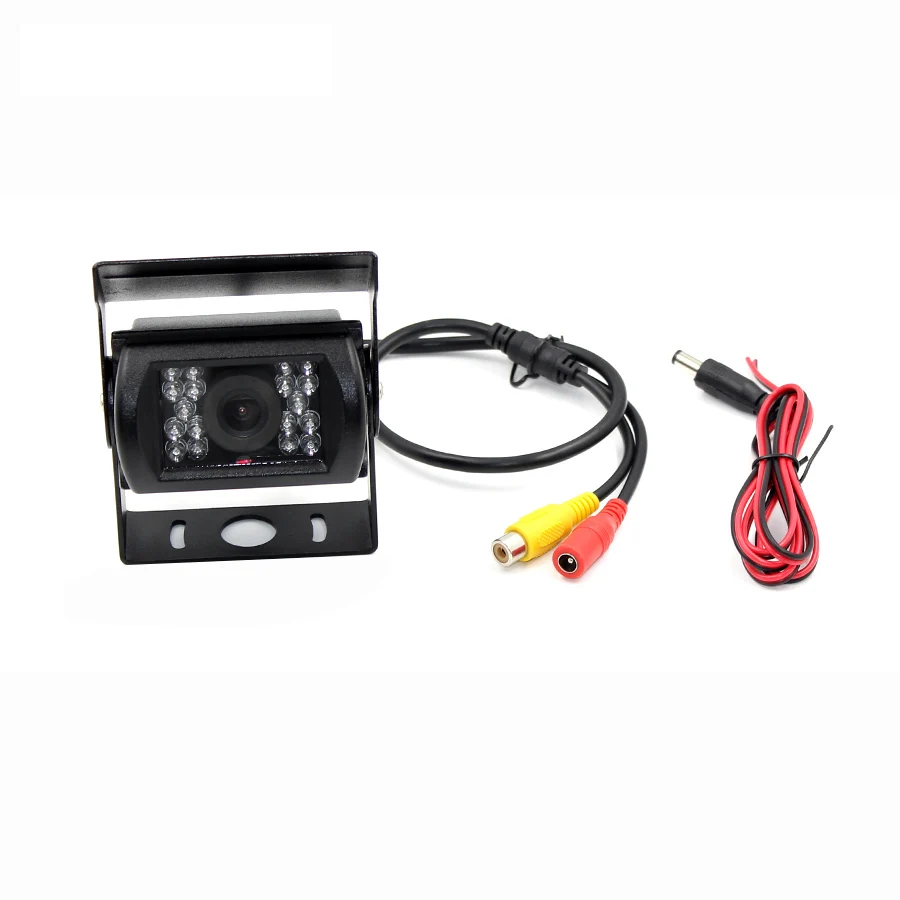 

TOPSOURCE 18 IR LED Waterproof Car Rear View Camera Backup Reversing Parking Night Vision 150 Degree Wide Angle for Truck Bus