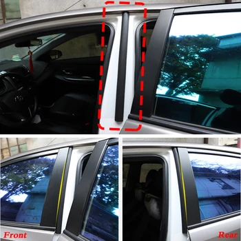 

2pcs Car B Pillar Column Protector Sound Insulation Tape Noise Car Door Weatherstrip Edge Sealing Strips Sticker Car Accessories