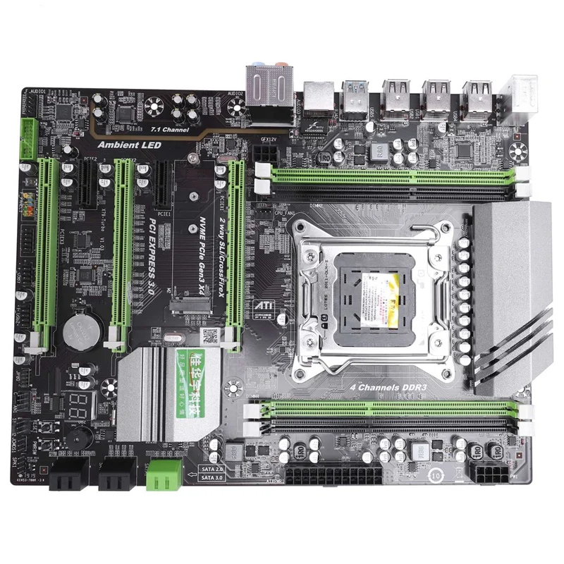 Материнская плата X79T Ddr3 для ПК настольных компьютеров Lga 2011 процессор компьютер
