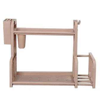 

Multifunctional Rack Double Layer Storage Rack Kitchen Seasoning Rack Cutting Board Rack