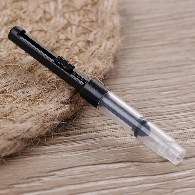 6.5cm Hot sale 1pc FOUNTAIN PEN refill INK CONVERTER PUMP CARTRIDGES Black - Цвет графита: Черный