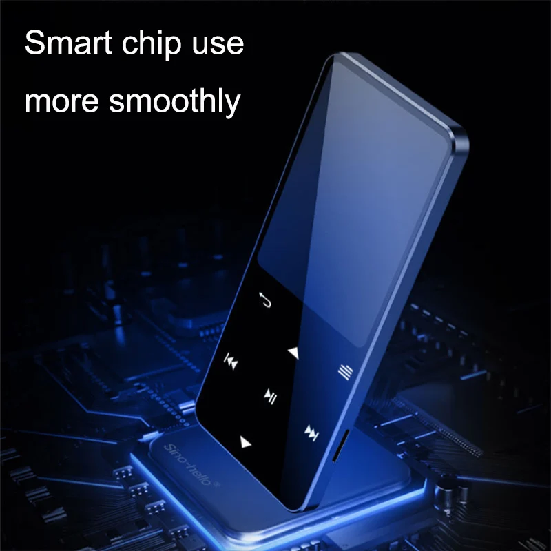 NEW MP3 MP4 HiFi Music Player Bluetooth-compatible Supports Card, With FM Alarm Clock Pedometer E-Book Built-in Speaker
