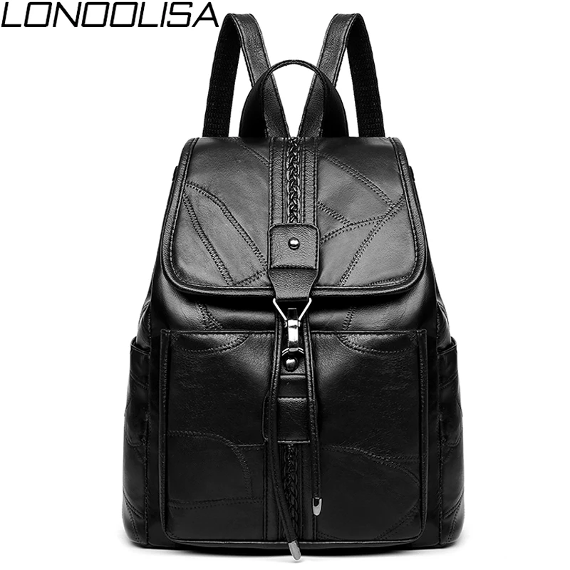 Элегантные женские рюкзаки из мягкой кожи Mochila Feminina школьные сумки для девочек