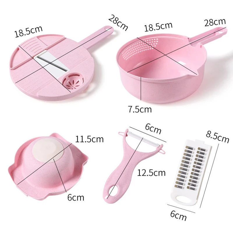 Фреза для овощей и фруктов с дренажной корзиной|Шредеры слайсеры| |