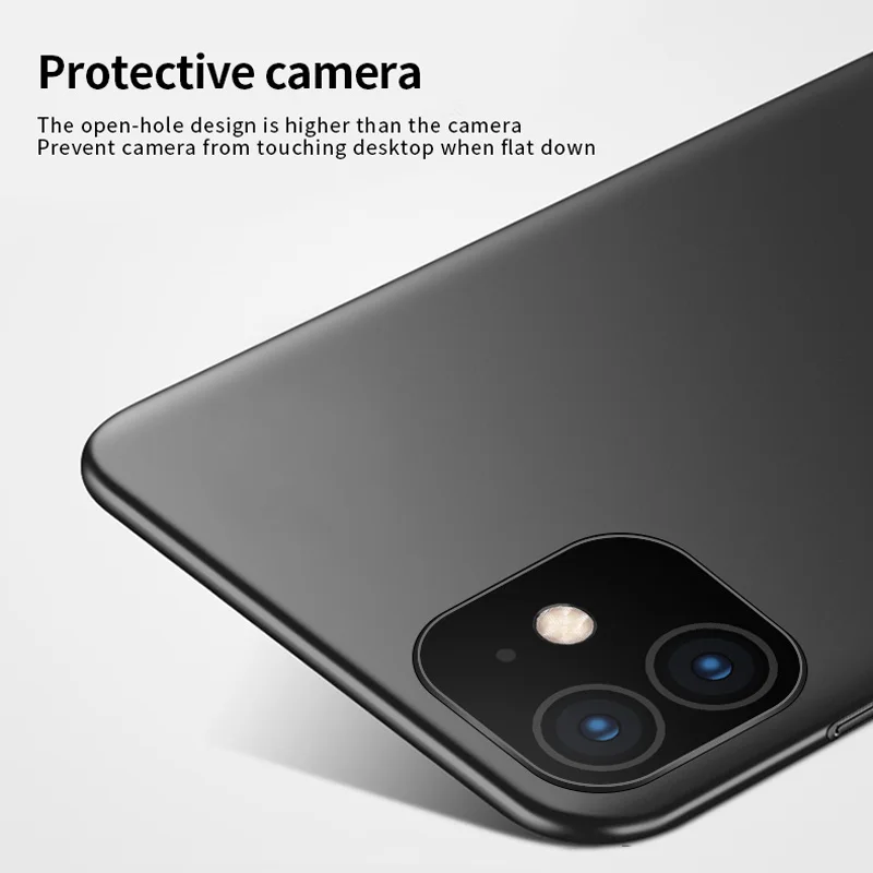 Ultra Thin Hard PC Case For iPhone 12 11 Pro Max Phone Case Slim Matte Back Protective Cover for iPhone 12 Mini shockproof