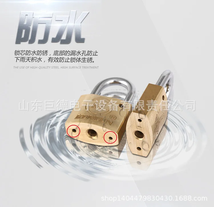 30叶片铜锁8