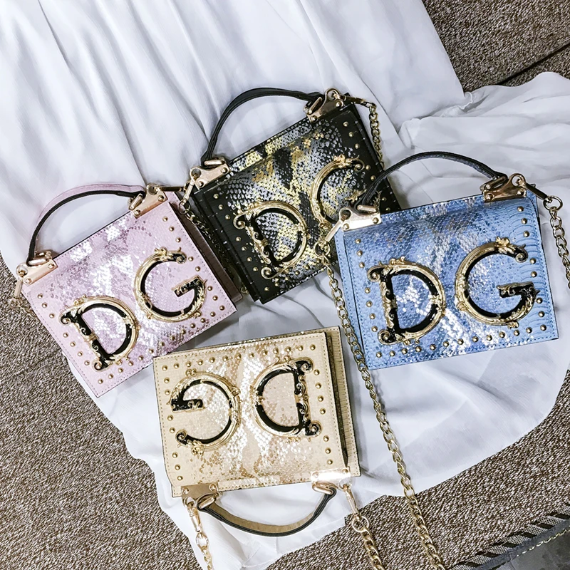 

Women Female Shoulder Bag Serpentine Print Handbag Crossbody Bag Large Capacity New Fashion Hot Style