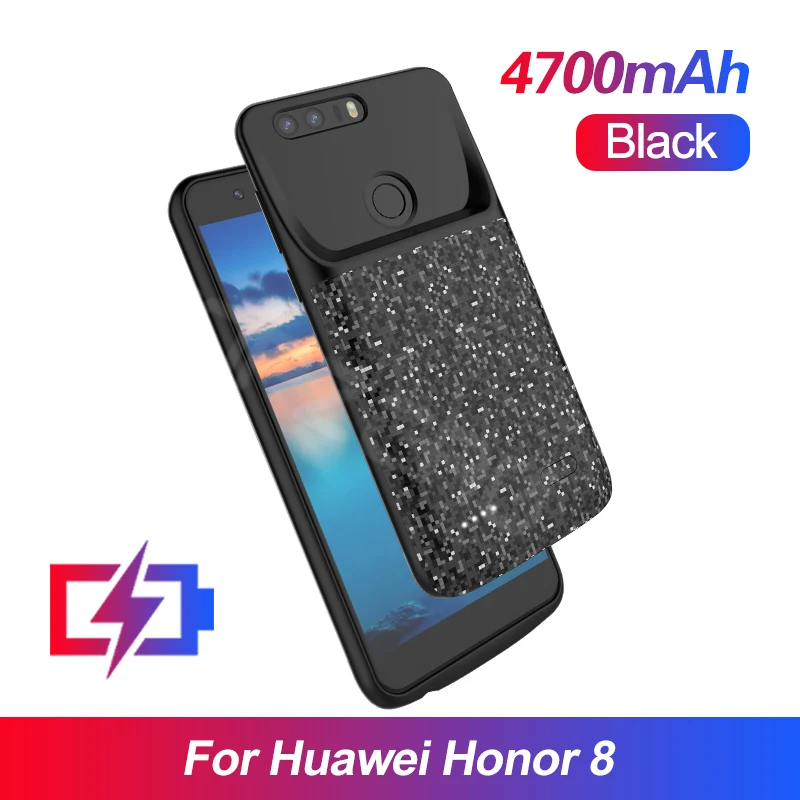 Чехол для зарядного устройства для huawei P30 Pro/mate 20/Y7/Nova 3i/Honor 20 power Bank чехол для зарядки телефона чехол для внешнего аккумулятора - Цвет: For Honor 8