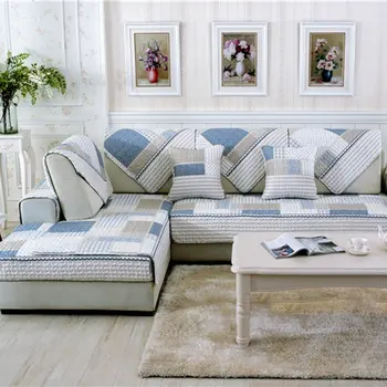 

Modern Sofa Furniture Couch Seats Mat Cotton Non-Slip Cover Protective Pad Printed Towel Anti-slip Slipcover Household