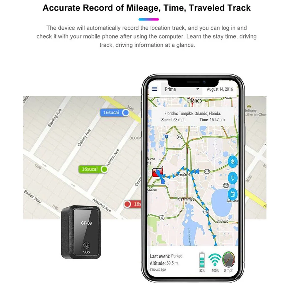 

Car WiFi APP Anti Theft Gift Mini Locator Anti-lost Elder Kids Rechargeable Magnetic Adsorption Positionering GPS Tracker