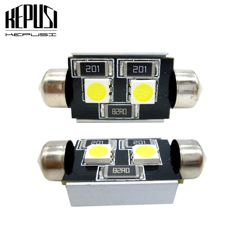

2x Car Festoon C5W 5050 Chip Bulb 36mm canbus 3W 12V Car LED Lighting Lamp Interior Dome Reading License Plate Lights white