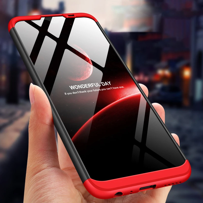 GKK Роскошный чехол для Xiaomi Redmi Note 8T 5 7 8 Pro полная защита противоударный 3 в 1 жесткий чехол для Xiaomi Redmi Note 8 Pro Чехол
