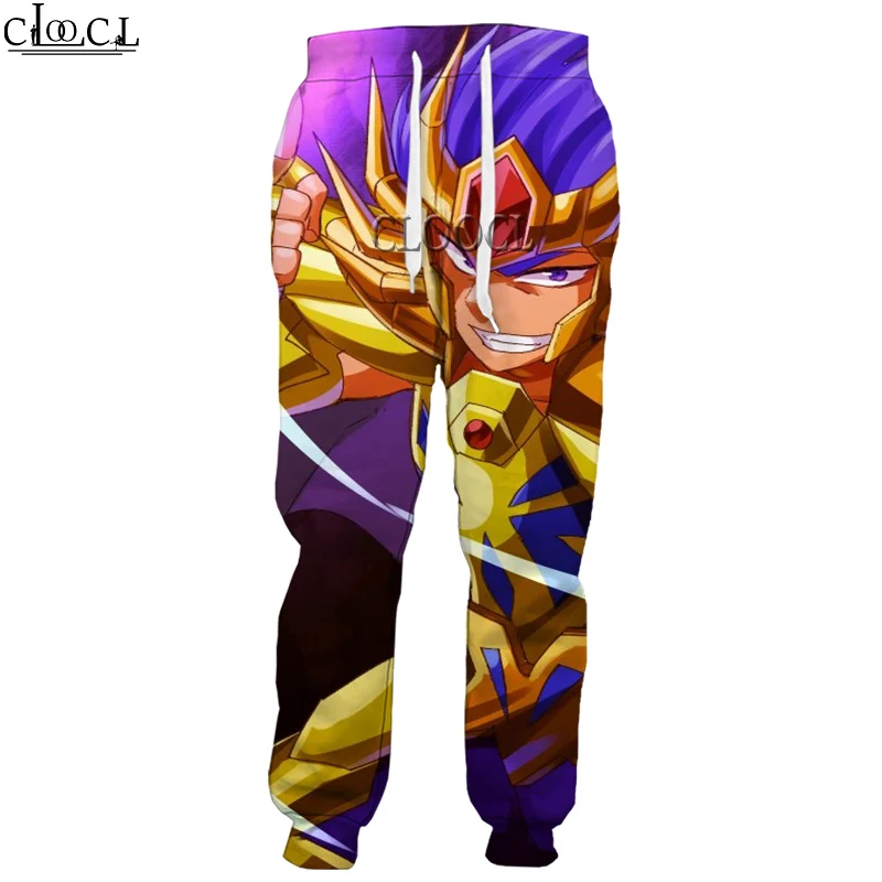 

CLOOCL Anime The Knights of The Zodiac Saint Seiya Men Women Harajuku Trousers 3D Print Fashion Casual Autumn Style Pants