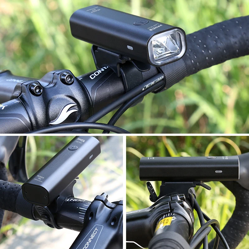Night Ride Bicycle Aluminum Alloy Glare Bike Headlights Outdoor Camping Waterproof Flashlight
